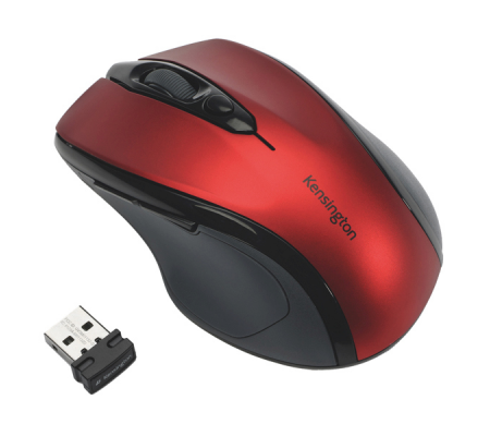 Mouse Pro Fit di medie dimensioni - wireless - rosso rubino - 085896724223 - DMwebShop