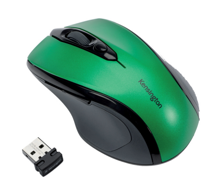 Mouse Pro Fit di medie dimensioni - wireless - verde smeraldo - Kensington - K72424WW - 085896724247 - DMwebShop