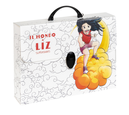Valigetta Polionda Manga - 27 x 37,5 cm - dorso 8 cm - fantasie assortite - Favorit - 400182746