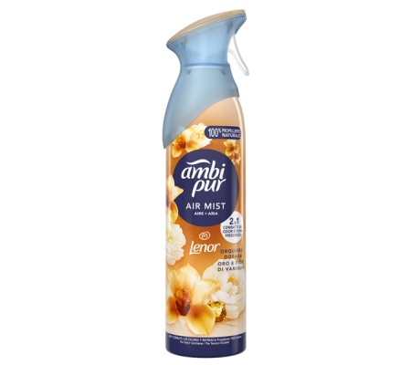 Deodorante per ambienti Lenor - elimina ordori - 185 ml - oro e fiori di vaniglia - Ambi Pur - Ambipur - AH108 - 8700216259002 - DMwebShop