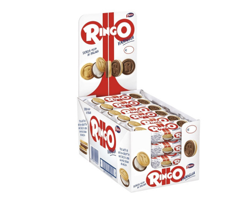 Ringo - gusto vaniglia - monoporzione da 55 gr - Pavesi - PARVS - 8013355500004 - DMwebShop - 1