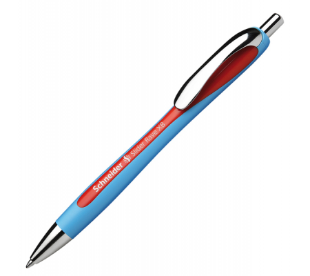 Penna sfera Slider Rave - colori assortiti blu-nero-rosso-verde - expo 30 pezzi - Schneider - P304022