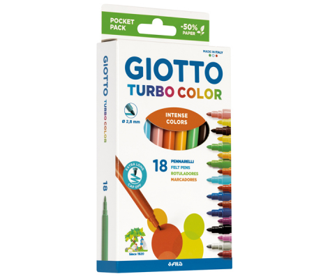 Espositore 15 astucci Supermina + 14 astucci Turbo Color - Giotto - F938300