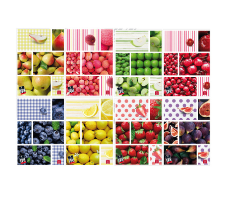 Maxiquaderno Fruit - A4 - 1 rigo - con margine - 42 fogli - 80 gr - 8005235179431 - DMwebShop