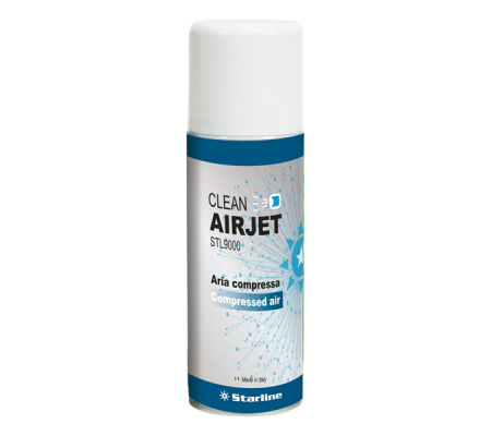 Aria Compressa Clean AirJet con cannuccia - 400 ml - Starline - A02061-1 - 8025133128515 - DMwebShop