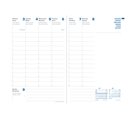 Agenda settimanale Ministro 2025 - copertina Equology - 16 x 24 cm - 3371010474837 - DMwebShop - 1