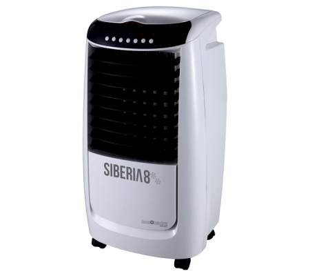 Rinfrescatore ad acqua Siberia 8 - con serbatoio 8 lt - 85 W - 42,6 x 31,5 x 77 cm - Cfg - EV091 - 8016818110413 - DMwebShop