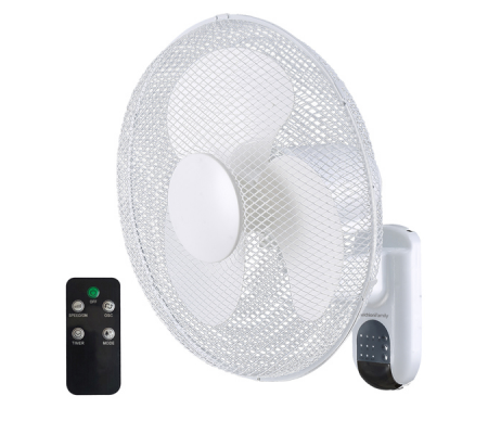 Ventilatore WallFan40 - da parete - 40 W - Ø 40 cm - 41,3 x 45,9 x 27,6 cm - Melchioni Family - 118620059 - 8006012372922 - DMwebShop