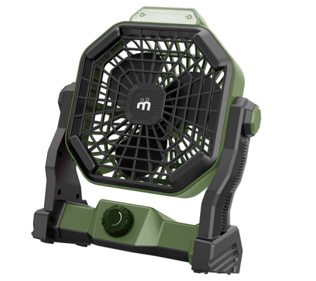 Ventilatore portatile - da campeggio - con luce LED - Ø 12 cm - 25,5 x 21 x 11,5 cm - Melchioni Family - 118620051 - 8006012369861 - DMwebShop