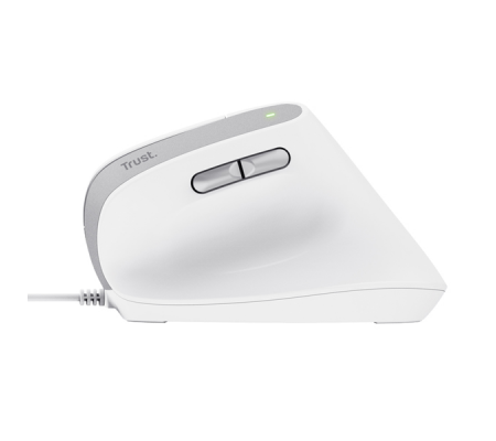 Mouse ergonomico Bayo II - con filo - bianco - Trust - 25397 - 8713439253979 - DMwebShop - 3