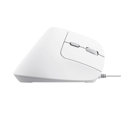 Mouse ergonomico Bayo II - con filo - bianco - Trust - 25397 - 8713439253979 - DMwebShop - 4