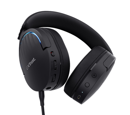 Cuffie gaming wireless GXT 491 FAYZO - con microfono - nero - Trust - 8713439249019 - DMwebShop - 1