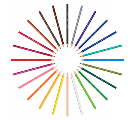 Matite colorate Evolution - colori assortiti - astuccio 24 pezzi - Bic - DMwebShop - 3