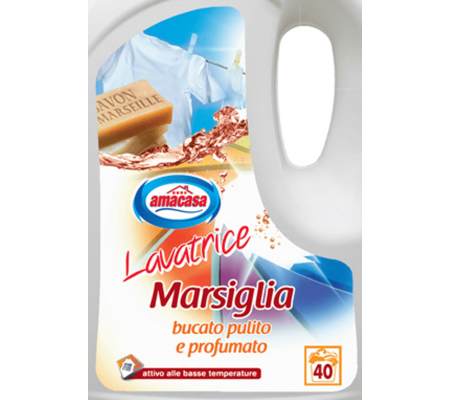 Detersivo liquido Lavatrice - marsiglia - 3 lt - Amacasa - 100905000311 - Detersivo marsiglia