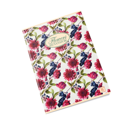 Quaderno Nature Flowers - A5 - 1 rigo - 42 fogli - 80 gr - 8005235510364 - DMwebShop - 8