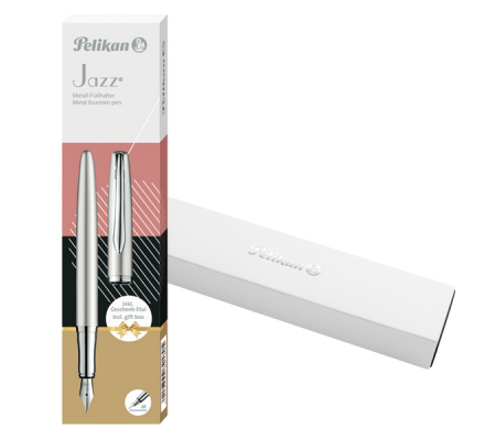 Penna stilografica Jazz Noble Elegance - silver - Pelikan - 4012700821850 - DMwebShop - 1