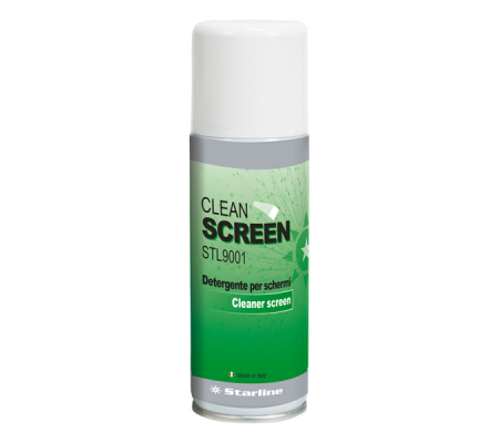 Detergente in schiuma Clean Screen - per monitor e tastiere - 200 ml - Starline - A01027 - 8025133128539 - DMwebShop