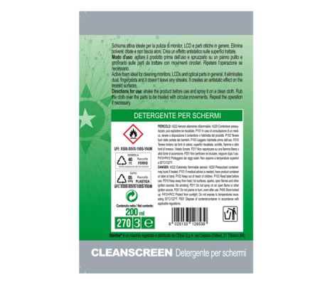 Detergente in schiuma Clean Screen - 8025133128539 - DMwebShop - 1