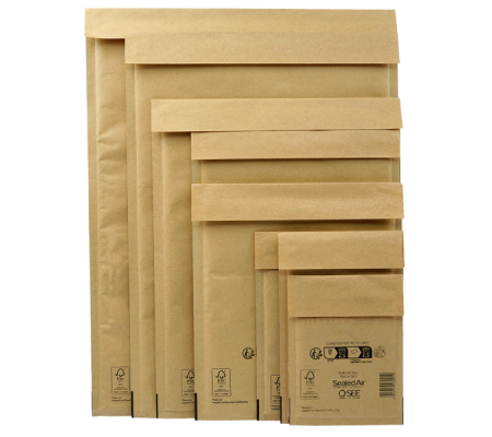 Busta imbottita Mail Lite Gold formato A - 11 x 16 cm - avana - conf. Risparmio 100 pezzi - Sealed Air - 103027400 - 5051146000114 - DMwebShop - 3