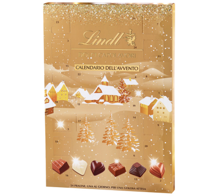 Calendario dell'Avvento Dolci capolavori - 250 gr - Lindt - 312019 - 3046920020190 - DMwebShop