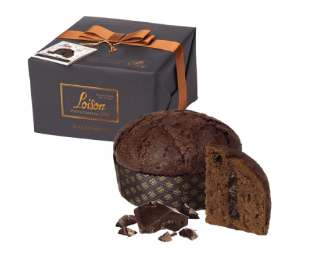 Panettone BlackHabana - Linea Top - cioccolato-rum - 600 gr - Loison - 9092 - DMwebShop