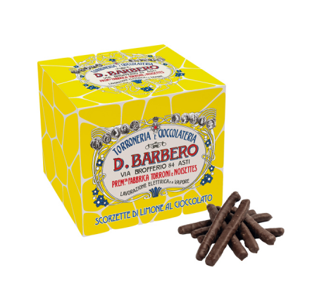 Scorzette di - ricoperte di cioccolato fondente - 150 gr - D. Barbero - LIMONE - 8000813013886 - DMwebShop