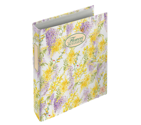 Raccoglitore Nature Flowers - A4 - 27 x 32 cm - 4 anelli - dorso 4 cm - Pigna - 005479630 - 8005235185630 - DMwebShop - 3