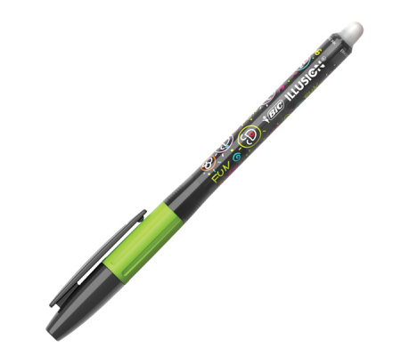 Penna sfera Gelocity Illusion - gel cancellabile - punta 0,7 mm - nero - conf. 12 pezzi - Bic - 943441 - 516523 - 3086123735415 - DMwebShop - 1