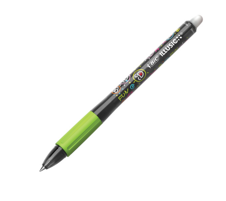 Penna sfera Gelocity Illusion - gel cancellabile - punta 0,7 mm - nero - conf. 12 pezzi - Bic - 943441 - 516523 - 3086123735415 - DMwebShop - 2