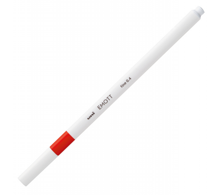 Fineliner Emott - tratto 0,4 mm - rosso - Uni Mitsubishi - M PEM-SY R - 4902778241196 - DMwebShop - 1