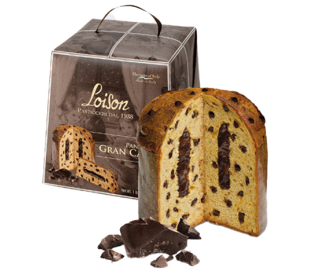 Panettone Gran Cacao - Linea Tuttigiorni - in astuccio - cioccolato - 600 gr - Loison - 941 - 0799729014022 - DMwebShop