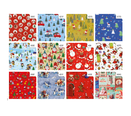 Rotolo carta regalo natale - 3 x 1 mt - fantasia bambini - colori assortiti - Rex Sadoch - R3M01NT2 - 8006715059731 - DMwebShop - 1