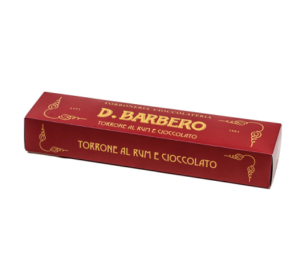 Torrone rum e cioccolato - in astuccio - 270 gr - Barbero - 3011G - 8025133130013 - DMwebShop - 1