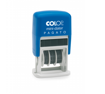 Timbro Mini Dater Datario + PAGATO - 4 mm - autoinchiostrante - Colop - S160/L1 - 9004362305378 - DMwebShop