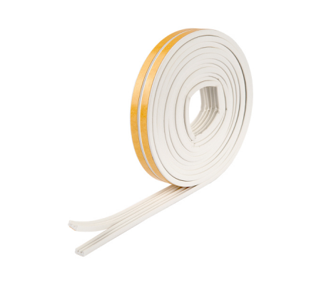 Guarnizione adesiva per isolamento STRIP - fessura 2-5 mm - 6 mt - gomma - bianco - Geko - 1000/9 - 8014846200120 - DMwebShop - 1