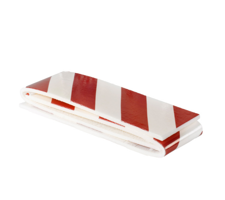 Pannello antiurto adesivo Box - 24 x 50 cm - bianco-rosso - conf. 2 pezzi - Geko - 1810/05 - 8014846001048 - DMwebShop - 1