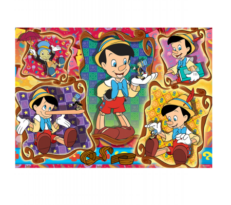 Puzzle supermaxi pinocchio 108 pezzi 70 x 50 cm - Lisciani - 31757. - 8008324031757 - DMwebShop - 2