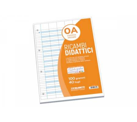 Ricambi didattici forati - A4 - 40 fogli carta 100 gr - 8007758274310 - DMwebShop - 3