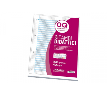 Ricambi didattici forati - A4 - 40 fogli carta 100 gr - 8007758274358 - DMwebShop - 3