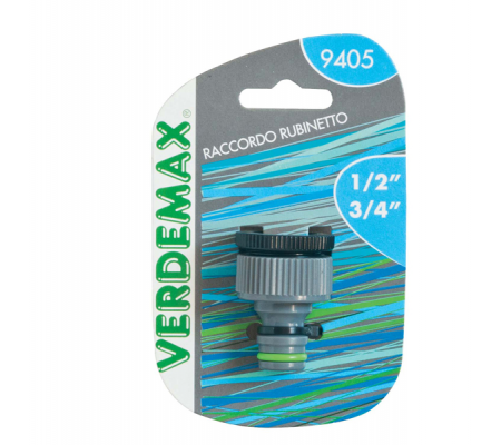 Raccordo rubinetto - Ø 1-2'' - 3-4'' - Verdemax - 9405 - 8015358094054 - DMwebShop - 1