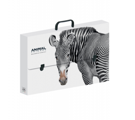 Valigetta polionda Animal Friends - 28 x 38 cm - dorso 5 cm - fantasie assortite - Ri.plast - 6428385200BW - 8011791043123 - DMwebShop - 1