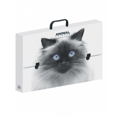 Valigetta polionda Animal Friends - 28 x 38 cm - dorso 5 cm - fantasie assortite - Ri.plast - 6428385200BW - 8011791043123 - DMwebShop - 2