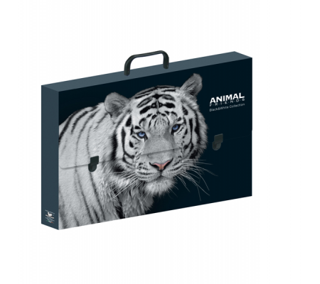 Valigetta polionda Animal Friends - 28 x 38 cm - dorso 5 cm - fantasie assortite - Ri.plast - 6428385200BW - 8011791043123 - DMwebShop - 6