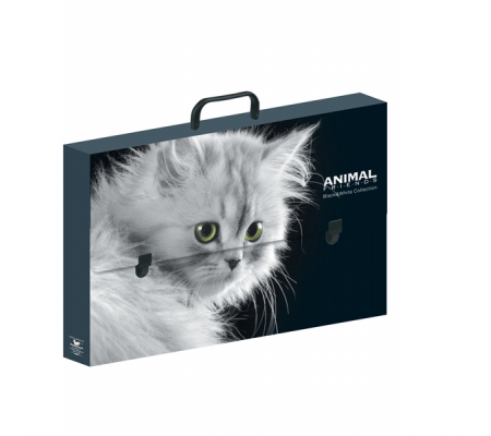 Valigetta polionda Animal Friends - 28 x 38 cm - dorso 5 cm - fantasie assortite - Ri.plast - 6428385200BW - 8011791043123 - DMwebShop - 7