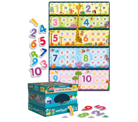 Numeriere tattile Montessori Plus - Lisciani - 72453. - 8008324072453 - DMwebShop - 1