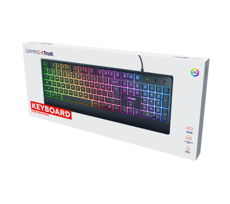 Tastiera Gaming - illuminata LED - Trust - 24758 - DMwebShop - 2