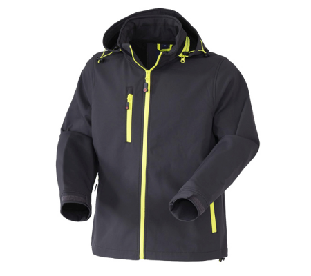 Giubbotto Softshell R Boost - taglia M - Antracite-Giallo fluo - Rossini - HH64816-M - 8056249355731 - DMwebShop