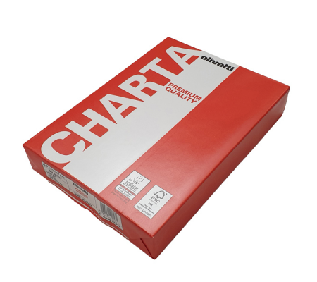 Carta Premium Quality A4 80 gr 500fg Red (drop max 25 risme) - Olivetti - L2619 DROP - DMwebShop