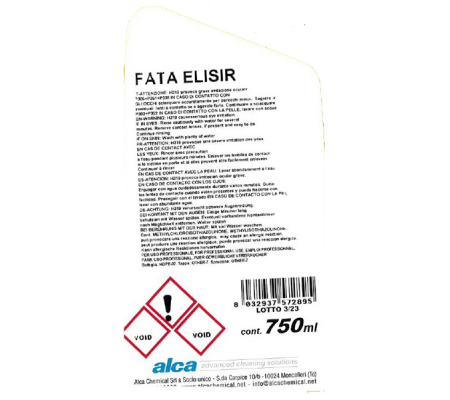 Detergente per bagno Fata Elisir - profumo persistente - trigger da 750 ml - Alca - ALC336 - 8032937572895 - DMwebShop - 1