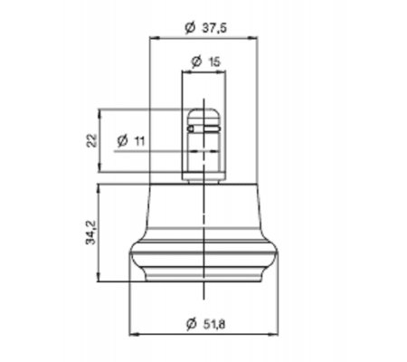 Kit 5 piedini neri universali - per sedie - Unisit - ACCPD5 - 8050043741509 - DMwebShop - 2